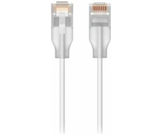 Tinklo Kabelis - Ubiquiti 0,15 m Cat6, Permatomas, Balta