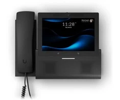 Ubiquiti G3 lietimui jautrus sieninis VoIP telefonas, juodas, su „Wi-Fi“ ryšiu