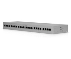 Ubiquiti UACC-ETH-SP-Panel-24, 600 V, 10 Gbit/s, Pilkas, SGCC, 1U, 2kg
