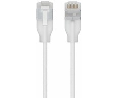 Ubiquiti Ubiquiti UACC-Cable-Patch-EL-C6A-8M-W kabelis sieciowy Półprzezroczysty, Baltas Cat6a