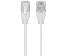 Ubiquiti Ubiquiti UACC-Cable-Patch-EL-C6A-0.15M-W-24 kabelis sieciowy Półprzezroczysty, Baltas 0,15 m Cat6a