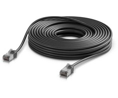 Ubiquiti Patchcord, Cat 6a, F/UTP, 15m, juoda (UACC-CABLE-PATCH-OUTDOOR-C6A-15M-BK)