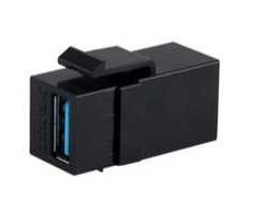 Adapteris USB MicroConnect USB-A - USB-A Juodas (KEYSTONE-USBA)