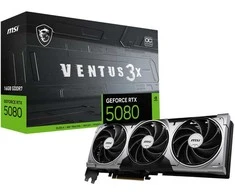 Vaizdo plokštė MSI GeForce RTX 5080 Ventus 3X OC 16GB GDDR7 DLSS4