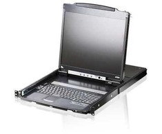 Aten Dual rail serveris + Dual Console 19''