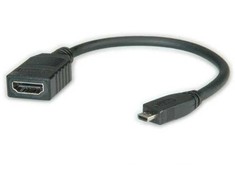 AV adapteris Value HDMI Micro - HDMI juodas (JAB- 2198142)