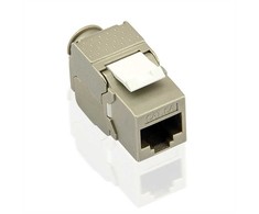 Value Cat.6A (Class EA) Keystone, RJ-45, ekranowany, beznarzędziowy, slim. (26.99.0375)