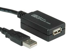 Value USB vertė USB-A laidas – 12 m juodas (12.99.1110)