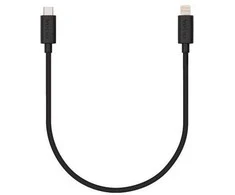 USB Veho „Lightning“ į USB-C laidas, 0,2 m, juodas (VCL-004-MFI-C-20CM)