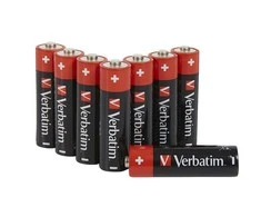 Verbatim ALKALINE BATTERY AA 8 PACK/HANGCARD