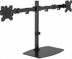 VISION Laikiklis Monitorius Desk Stand Juodas Dual