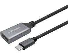 USB kabelis VivoLink HDMI female to USB-C Cable