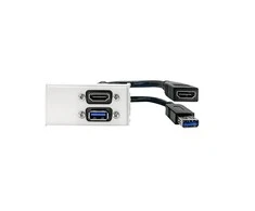 „VivoLink“ „Vivolink WI221295“ maitinimo lizdas HDMI + USB A Baltas