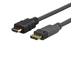 Kabelis VivoLink DisplayPort - HDMI 3m juoda (PRODPHDMI3)