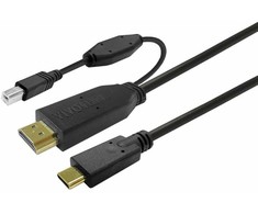 Kabelis USB VivoLink USB-C - HDMI 5 m Juodas (PROUSBCHDMIUSBB5)