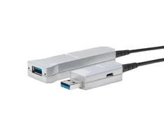 USB kabelis VivoLink USB-A - USB-A 10 m Baltas- juodas (ProUSB3AAF10)