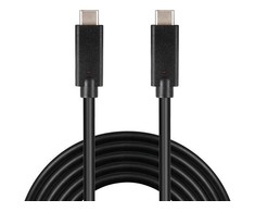 Kabelis USB VivoLink USB-C - USB-C 1.8 m Juodas (PROUSBCMM1.8)