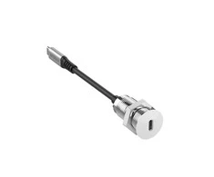 Adapteris USB VivoLink PROUSBCMF0.3SOCKET-W USB-C - USB-C Baltas (PROUSBCMF0.3SOCKET-W)