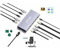 Stacja/replikator VivoLink VLUSBCHUB3 USB-C