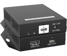 System przekazu sygnału AV VivoLink USB-C Power Injector w/HDMI