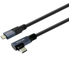 Vivolink USB-C to USB-C angle Cable 10m Enterprise-tested