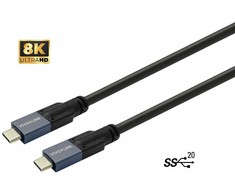 Kabelis USB VivoLink USB-C - USB-C 6 m Juodas (PROUSBCMM6)