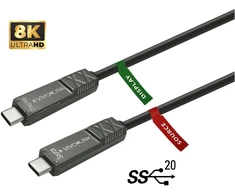 Vivolink USB-C to USB-C Cable 8m for AV