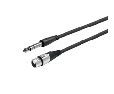 Kabelis VivoLink Vivolink PROAUDXLRFJACKS10 kabelis audio 10 m XLR 6.35mm Juodas