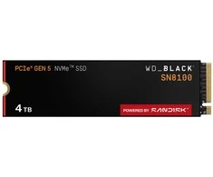 Western Digital Dysk SSD SanDisk SN8100 4TB M.2 2280 PCI-E x4 Gen5 NVMe (WDS400T1X0M)