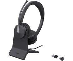 Ausinės Yealink Ausinės BH70 Dual Teams, įskaitant USB-C/A įkrovimo stotelę