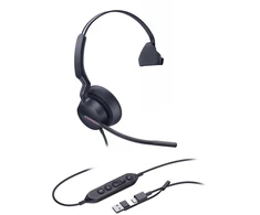 Yealink Uh46 Mono Usb-C/A Ausinės su laidu Head-Band Office/Call