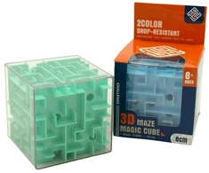 3D labirinto kubas-galvosūkis „Magic Cube“ - Žalia