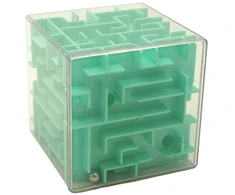 3D labirinto kubas-galvosūkis „Magic Cube“ - Žalia