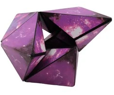 3D magnetinis kubas, violetinis