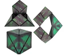3D magnetinis kubas, žalias
