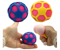 Antistresinis minkomas kamuoliukas „Atomic NeeDoh“, 6 cm - Mėlyna