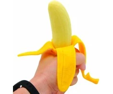 Antistresinis minkomas kamuoliukas Bananas