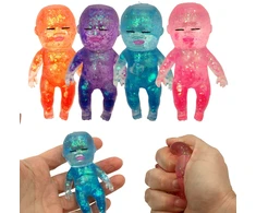 Antistresinis minkomas žaislas-Kūdikis „Sugar Baby Squishy“ - Mėlyna