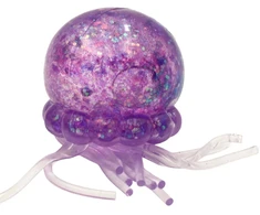 Antistresinis minkomas žaislas Medūza (Jelly Squishy), 5x4 cm - Oranžinė