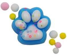 Antistresinis žaislas Katės letenėlė (Cat Paw), 6 cm - Violetinė