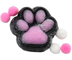 Antistresinis žaislas Katės letenėlė (Cat Paw), 6 cm - Violetinė