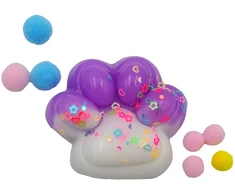 Antistresinis žaislas Katės letenėlė (Cat Paw), 6 cm - Violetinė