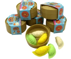 Antistresinis žaislas koldūnas Dumplings, 3 vnt.