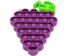 Antistresinis žaislas POP-IT Vynuogė, 17x12 cm - Žalia