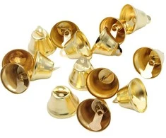 Auksinis metalinis varpelis, 2,6 cm