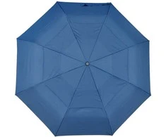 Automatinis mėlynas skėtis su vėjo kišene