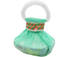 Balonų svarelis su konfeti-serpentinu - Žalia