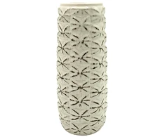 Balta keraminė vaza, 26 cm