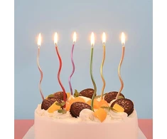 Banguotos torto žvakutės, 6 vnt.