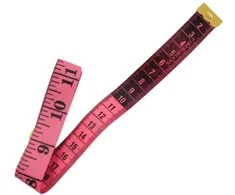 Centimetrinė juostelė - Geltona